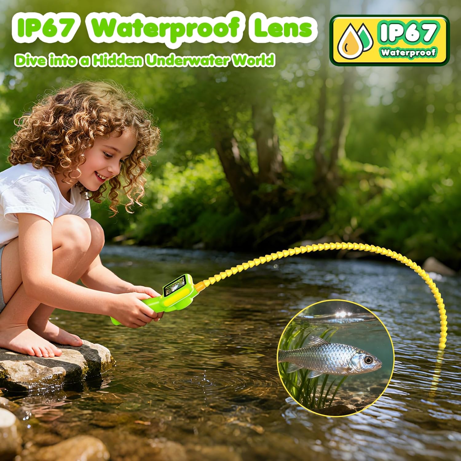 Endoscope for Kids, Borescope  - đánh giá và giá Kids Outdoor Kit