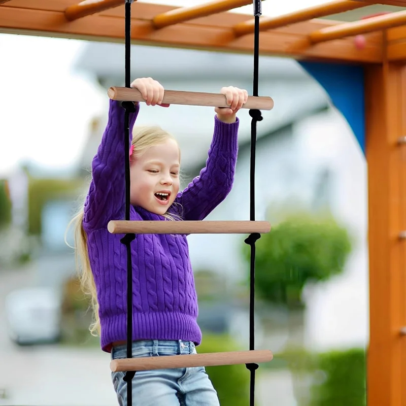 Children Climbing Rope Ladder  - đánh giá và giá Kids Outdoor Swing Set