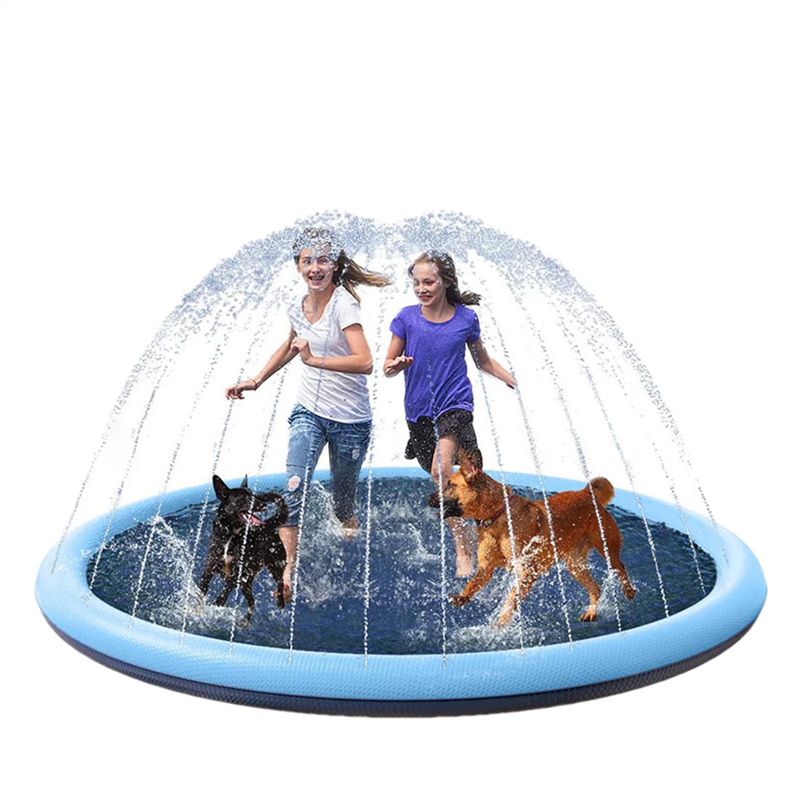 Kids Sprinkler Play Mat with S - đánh giá và giá Kids Outdoor Water Sprinkler