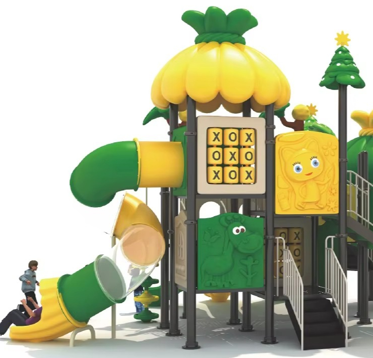 Forest Theme Garden Outdoor Pl - đánh giá và giá Kids Outdoor Jungle Gym With Slide
