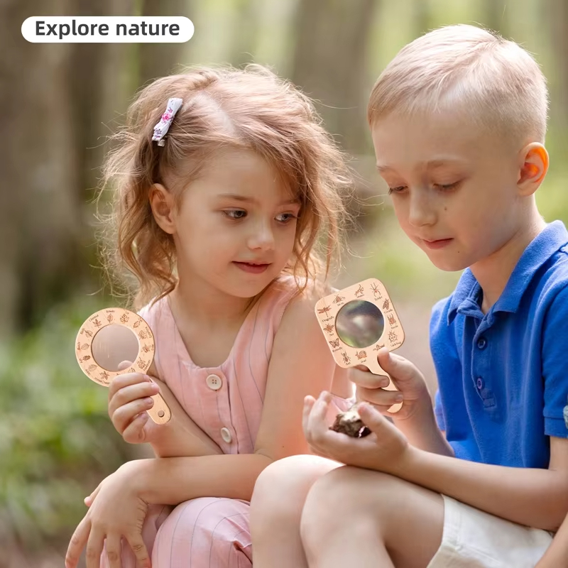 Wooden Magnifying Glass for Ki - đánh giá và giá Kids Outdoor Gifts