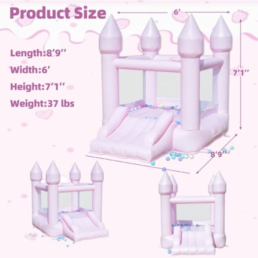 PVC bounce house for kids 3-6  - đánh giá và giá Kids Outdoor House