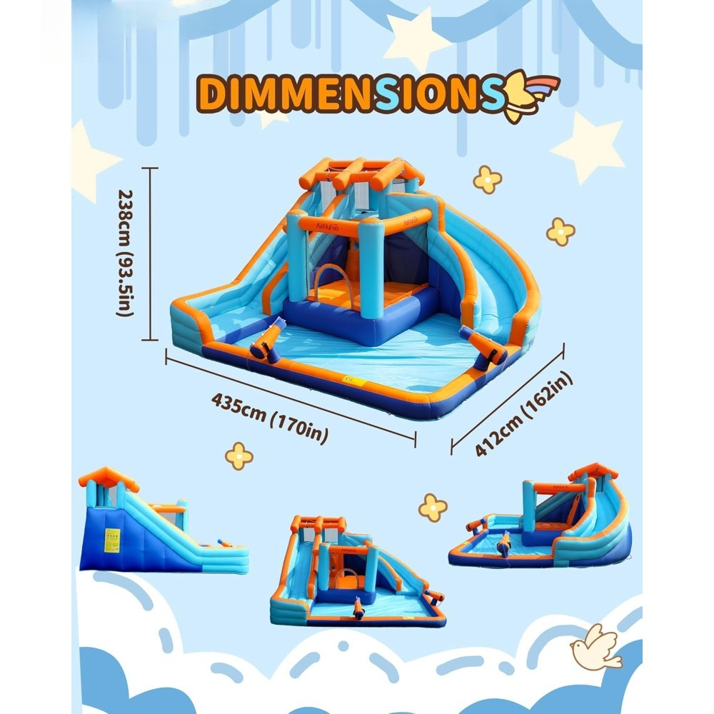 Large Water Slide Bounce House - đánh giá và giá Kids Outdoor House