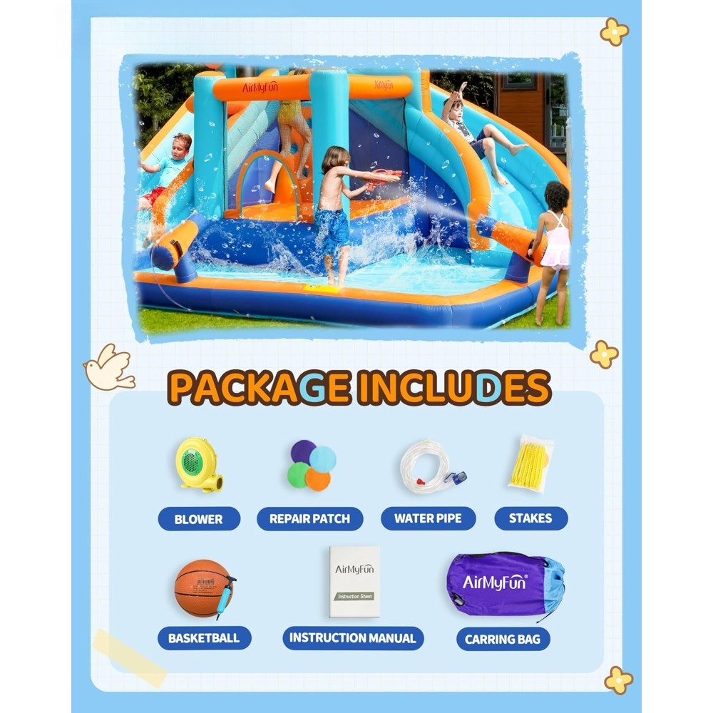 Large Water Slide Bounce House - đánh giá và giá Kids Outdoor House