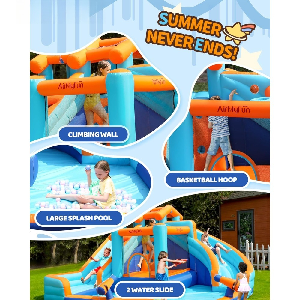 Large Water Slide Bounce House - đánh giá và giá Kids Outdoor House