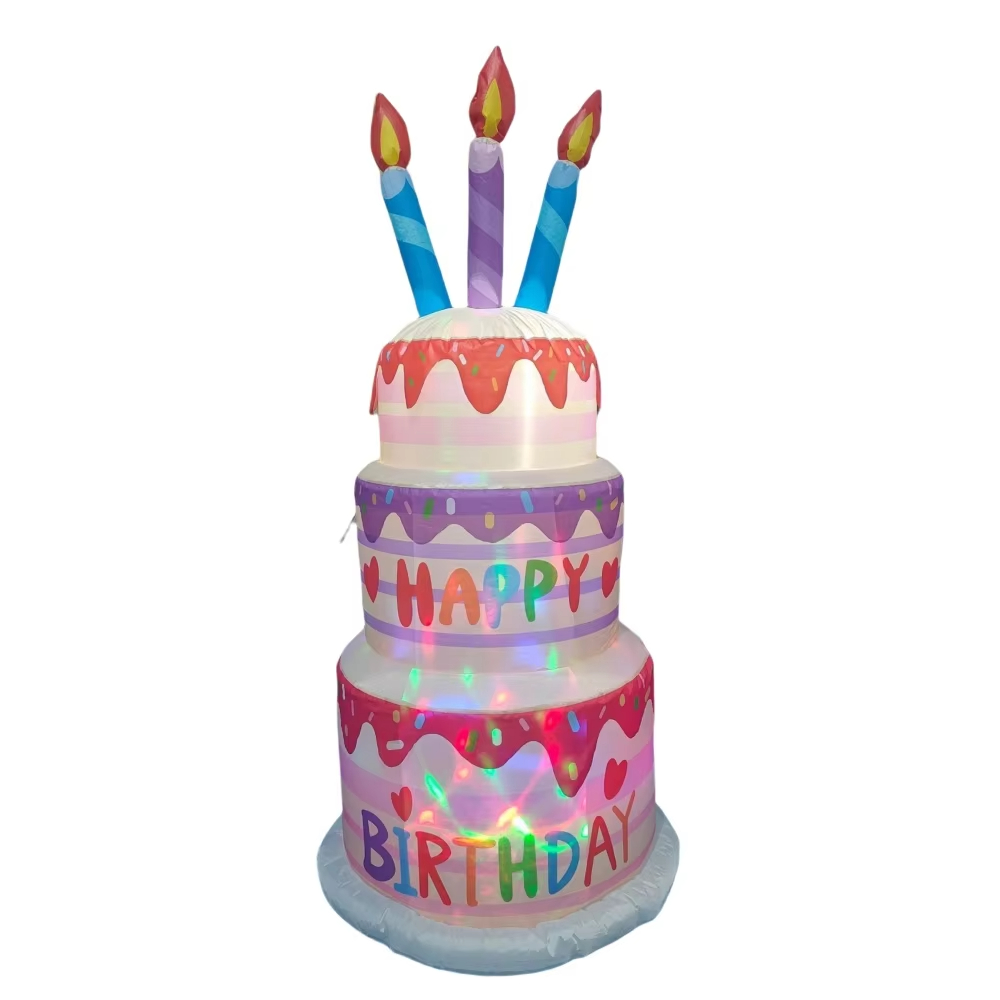 1.8M Inflatable Birthday Cake  - đánh giá và giá Kids Outdoor Gifts