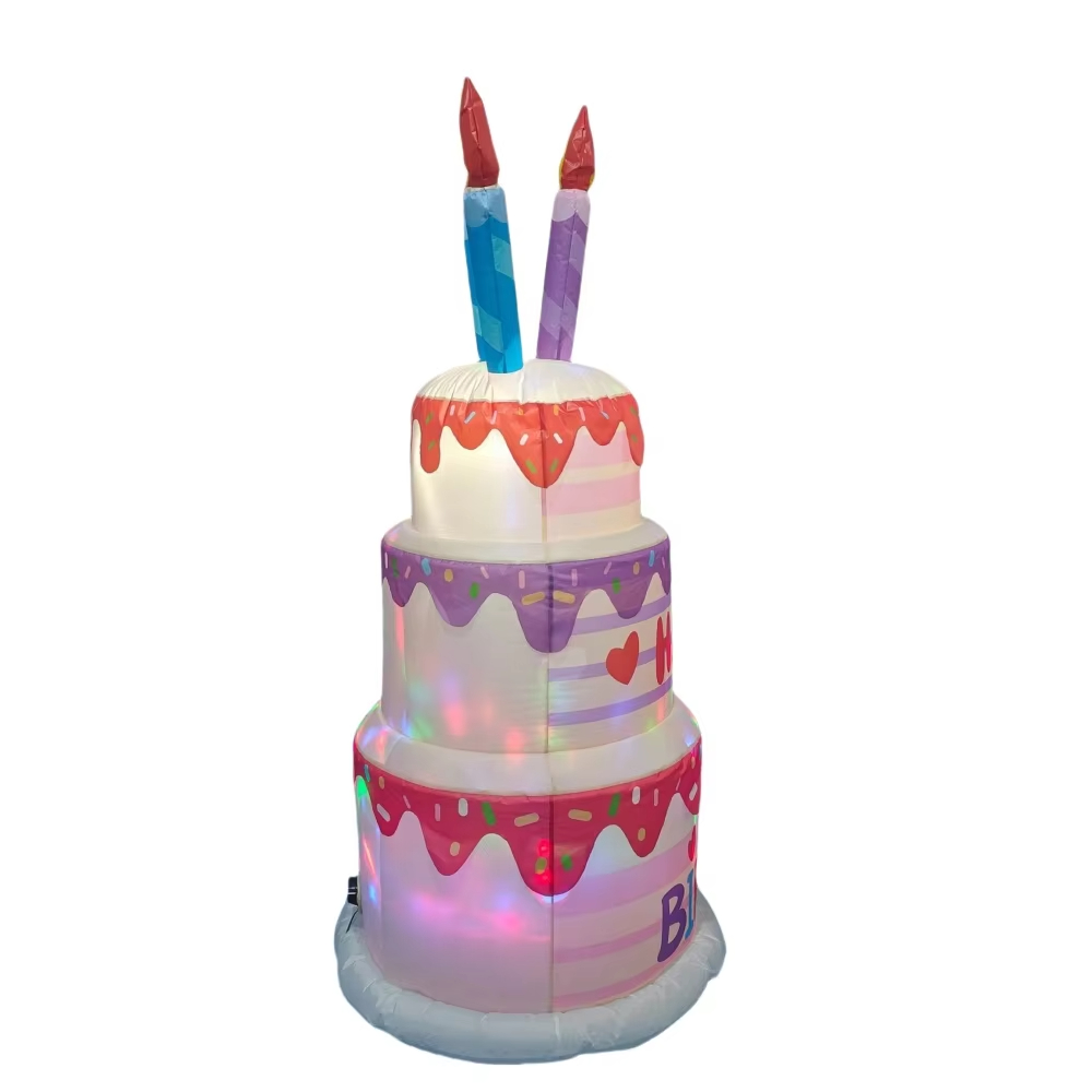 1.8M Inflatable Birthday Cake  - đánh giá và giá Kids Outdoor Gifts