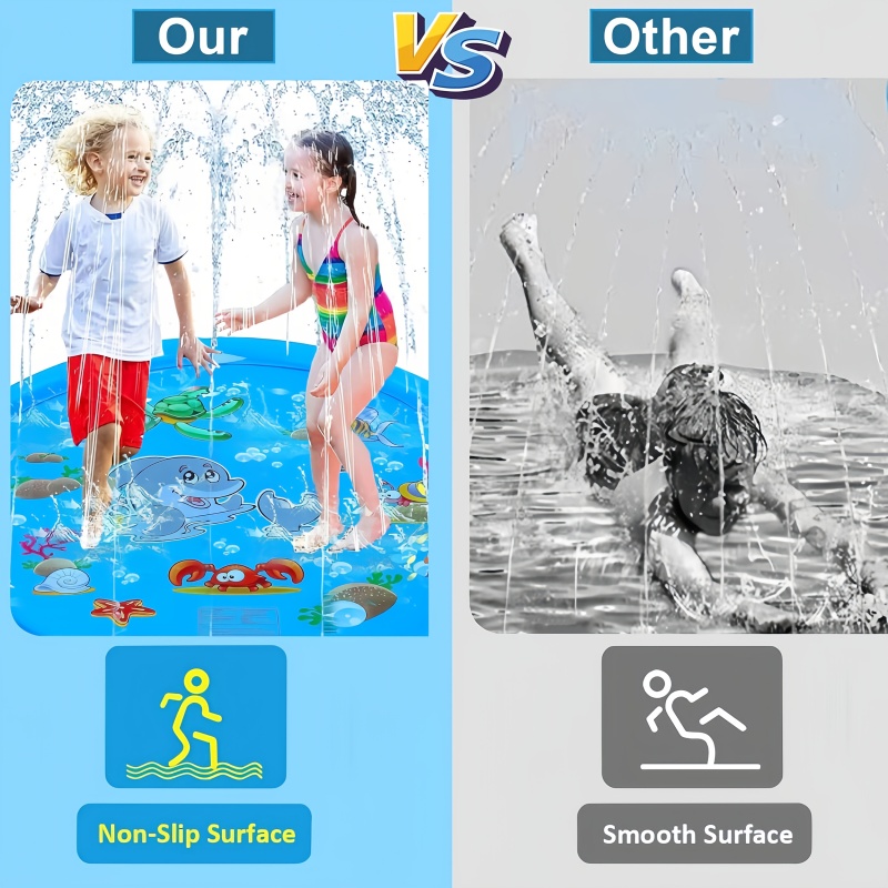 Children Play Spray Mat 100cm  - đánh giá và giá Kids Outdoor Water Sprinkler
