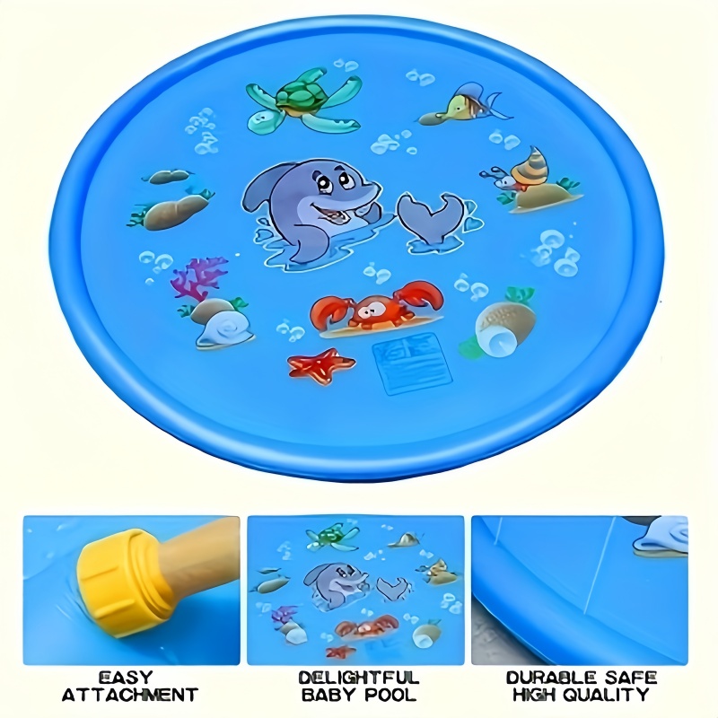 Children Play Spray Mat 100cm  - đánh giá và giá Kids Outdoor Water Sprinkler